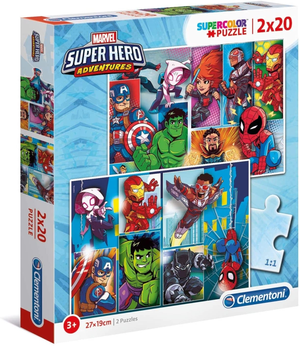 Marvel Avengers Kinder Puzzle 2x20 Teile von Clementoni